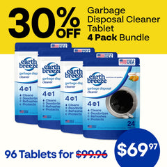 Garbage Disposal Cleaner Tablets - 4 Pack