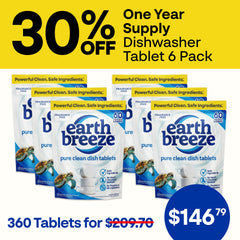 Pure Clean Dishwasher Tablets - 6 Pack