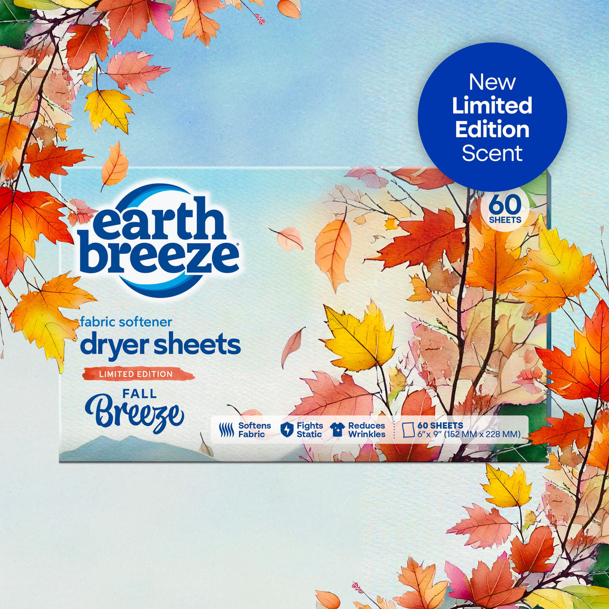 Fall Breeze Fabric Softener Dryer Sheets