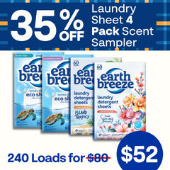 Laundry Sheet Scent Sampler - 4 Pack