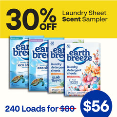 Laundry Sheet Scent Sampler - 4 Pack