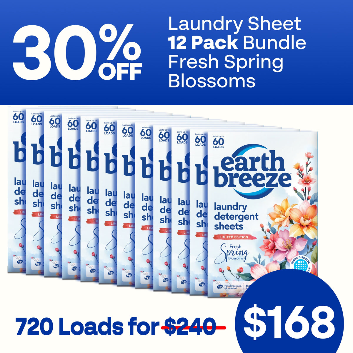 Laundry Sheet Bundle - 12 Pack