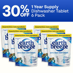 Pure Clean Dishwasher Tablets - 6 Pack