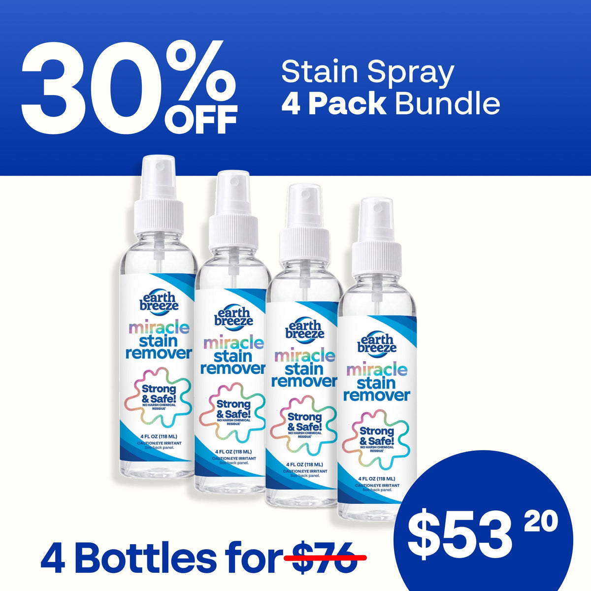 Stain Spray Bundle - 4 Pack
